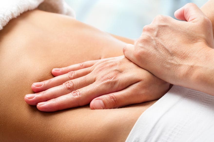 Bauchmassage