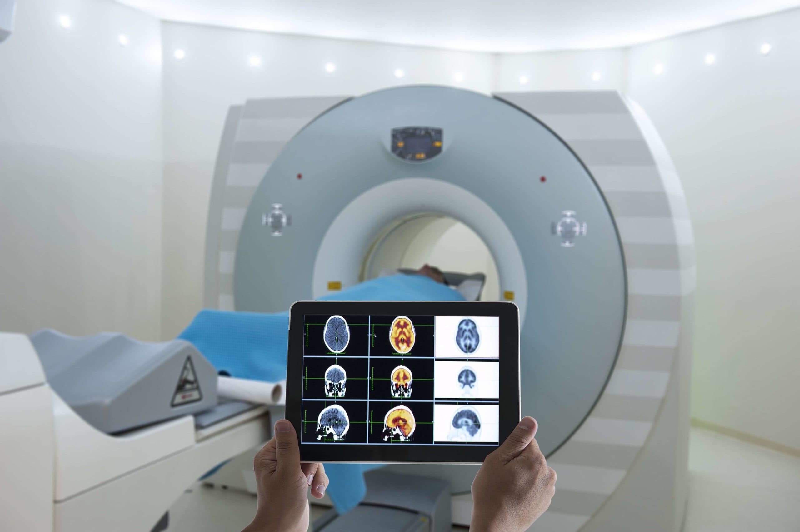 Digitale Tablet-Anwendung für Medical Scan