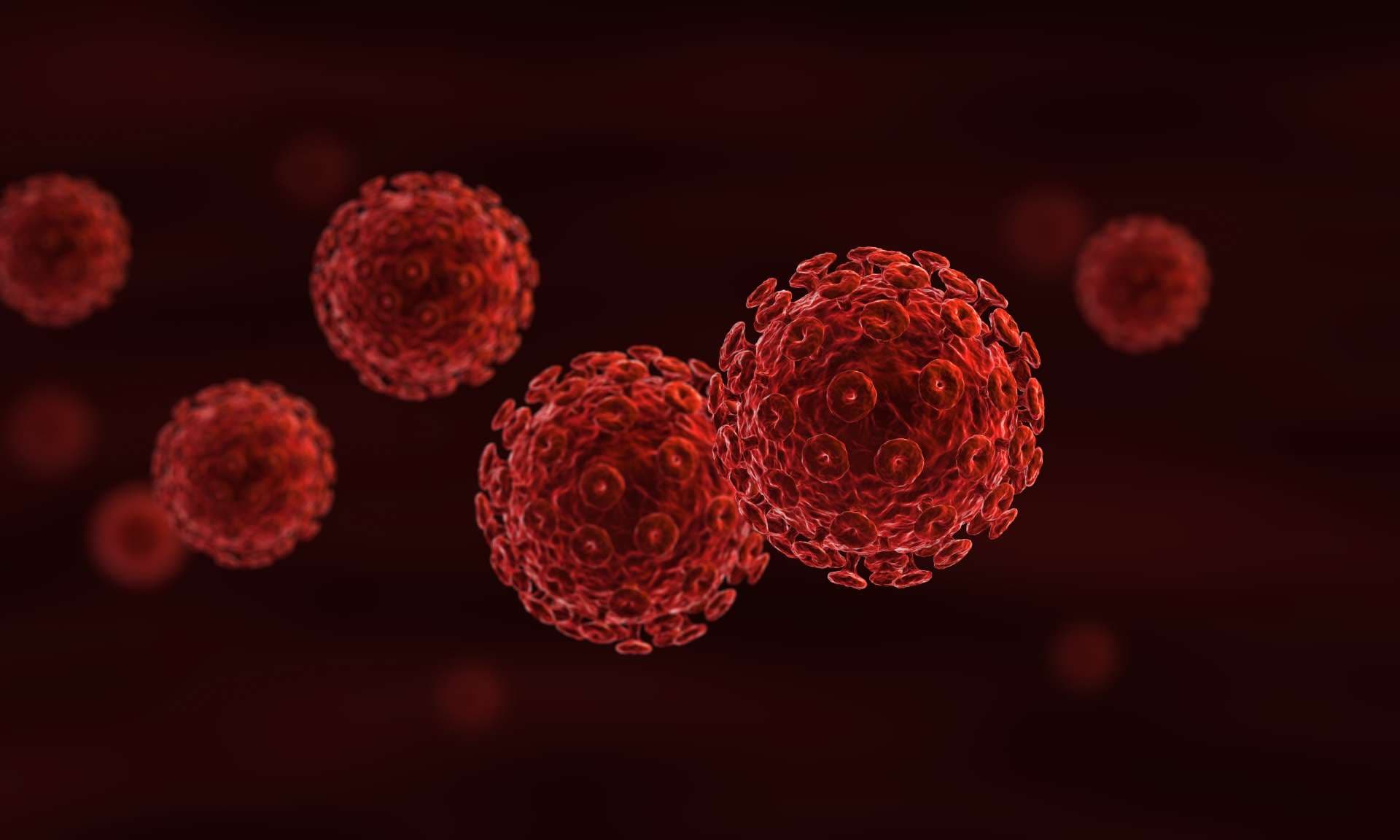 Schwarm des humanen Immundefizienzvirus.