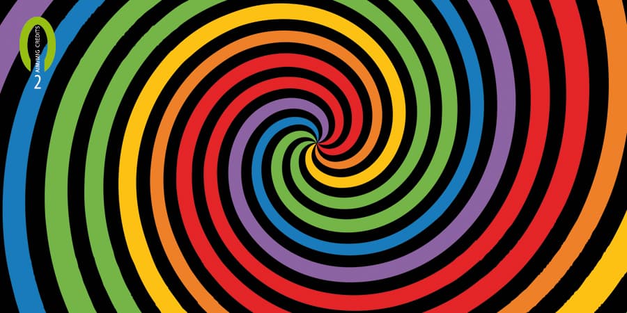 Farbiges Vertigo - Kopfschmerzen und Schwindel