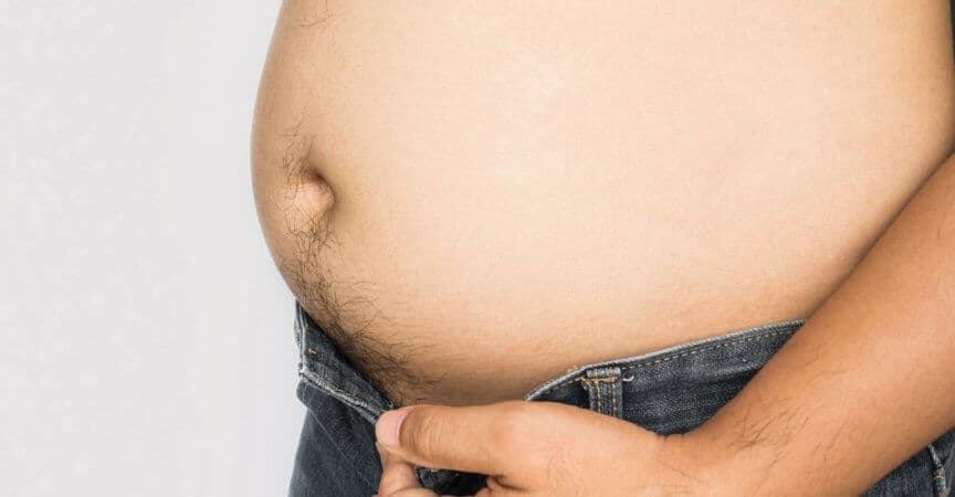 Männlicher Bauch