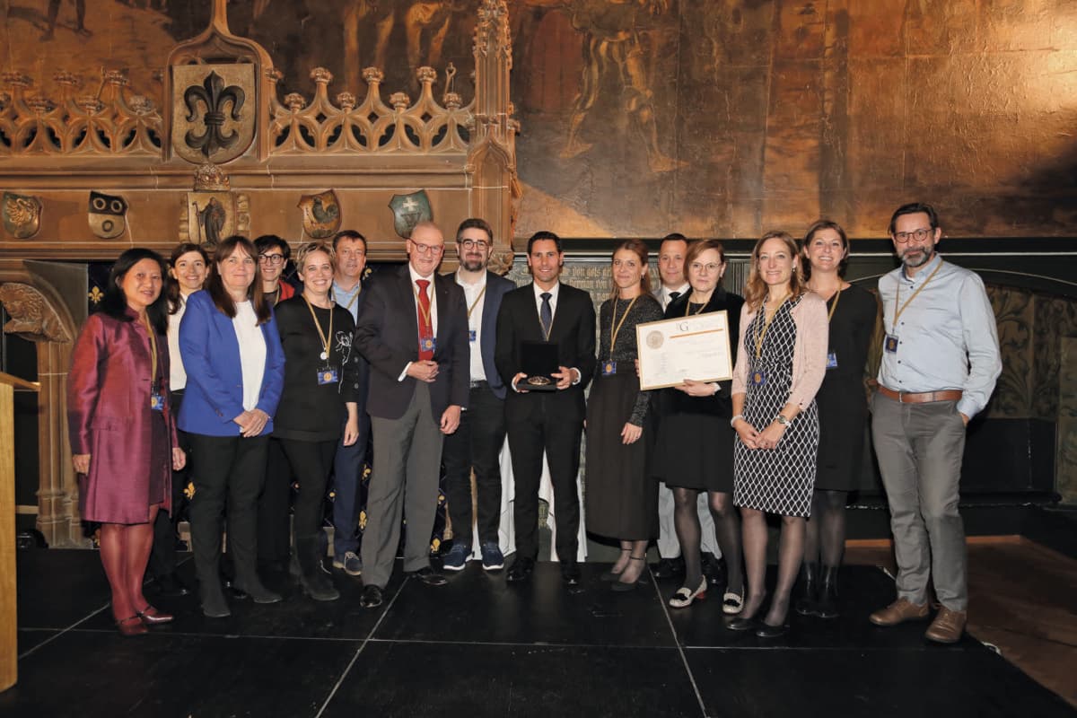 Photo de groupe du Prix Gallien