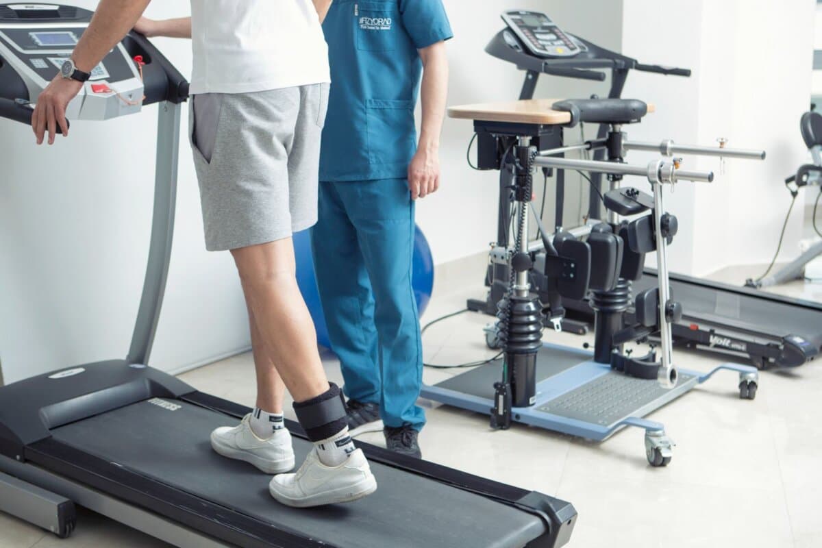 Laufbandtest zur Beurteilung der Gehstrecke bei PAVK.