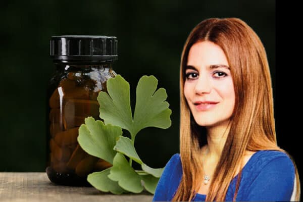 PD Dr. Maneli Mozaffarieh mit Ginkgo Biloba