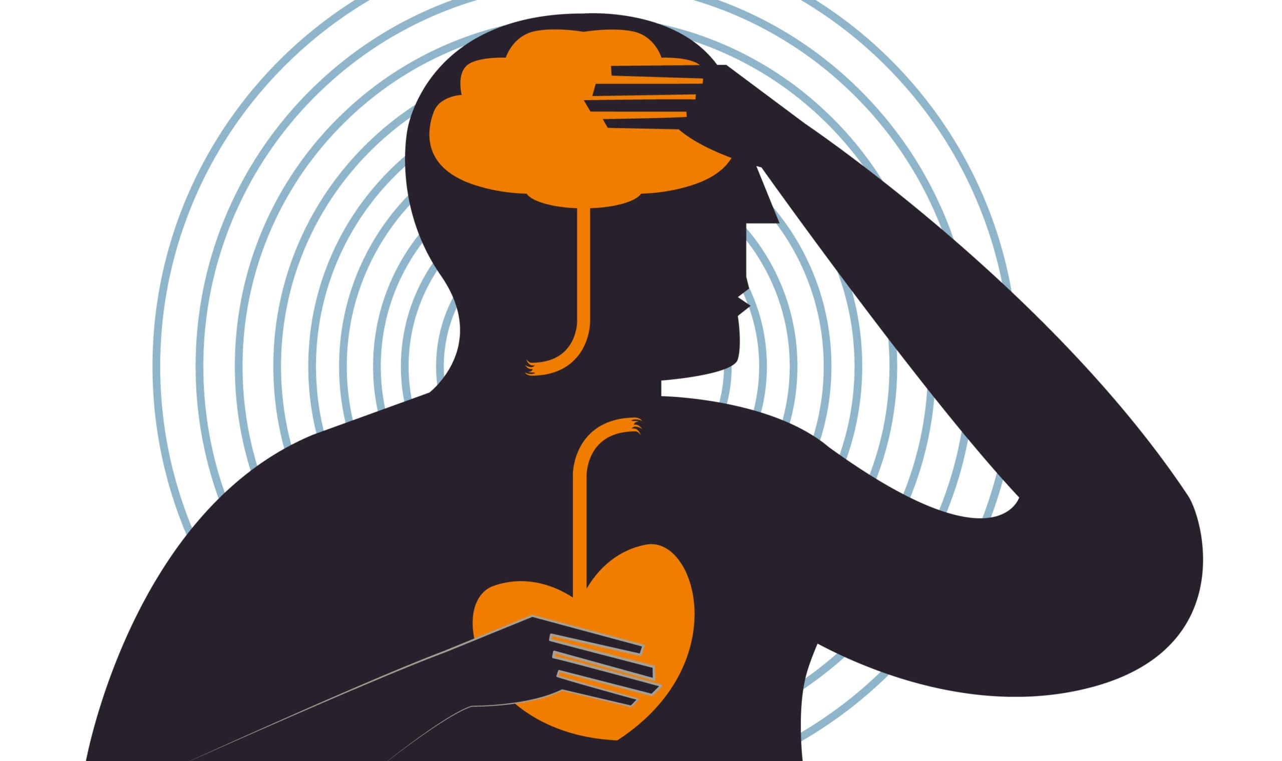 Illustration Herzinfarkt und Schlaganfall