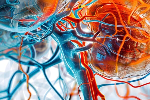 Detaillierter visueller Leitfaden zur Nierenanatomie, der den Nierensinus und die damit verbundenen Lymphgefäße zeigt und für Chirurgen geeignet ist