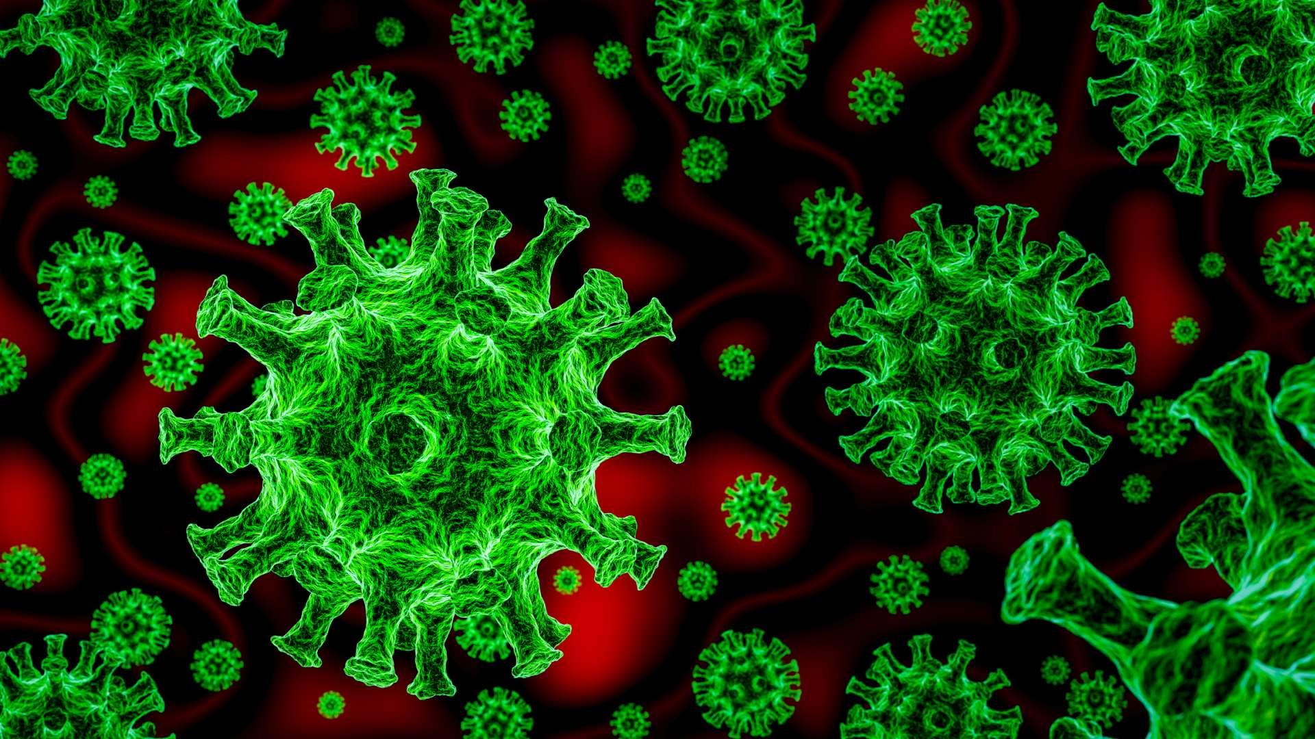 Coronavirus - 2019-nCoV, SARS-CoV-2 WUHAN-Viruskonzept. 3D-Rendering von Coronavirus. 3D-Illustration